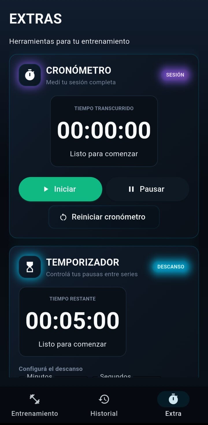 Temporizador y cronómetro